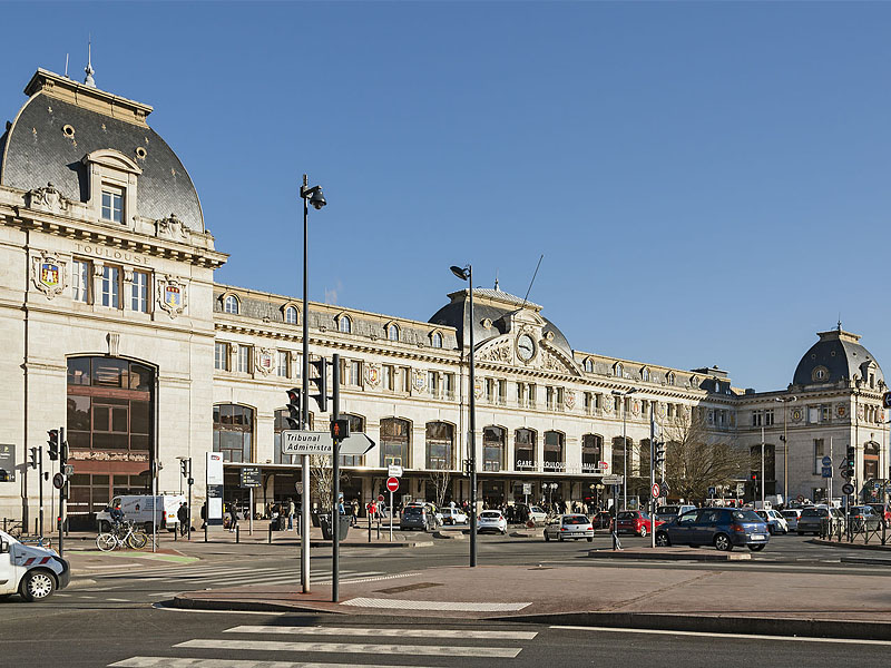 Железнодорожный вокзал в Тулузе (Gare de Toulouse Matabiau)