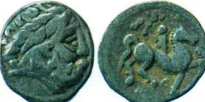 Монета с изображением кельтского правителя