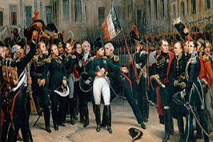 Прощание Наполеона с императорской гвардией 20 апреля 1814