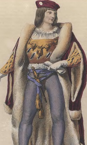 Битва при Азенкуре (1415 г.). Шарль  герцог Орлеанский - один из командиров французской армии