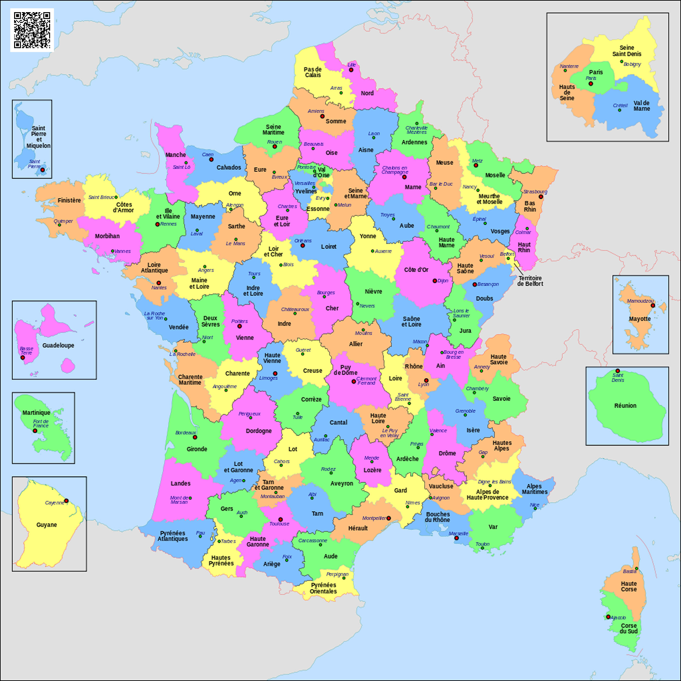 Сколько регионов во франции ионические острова