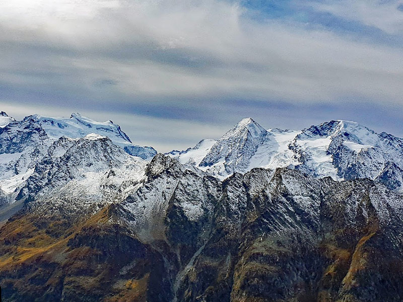 Зона вечных снегов в Альпах