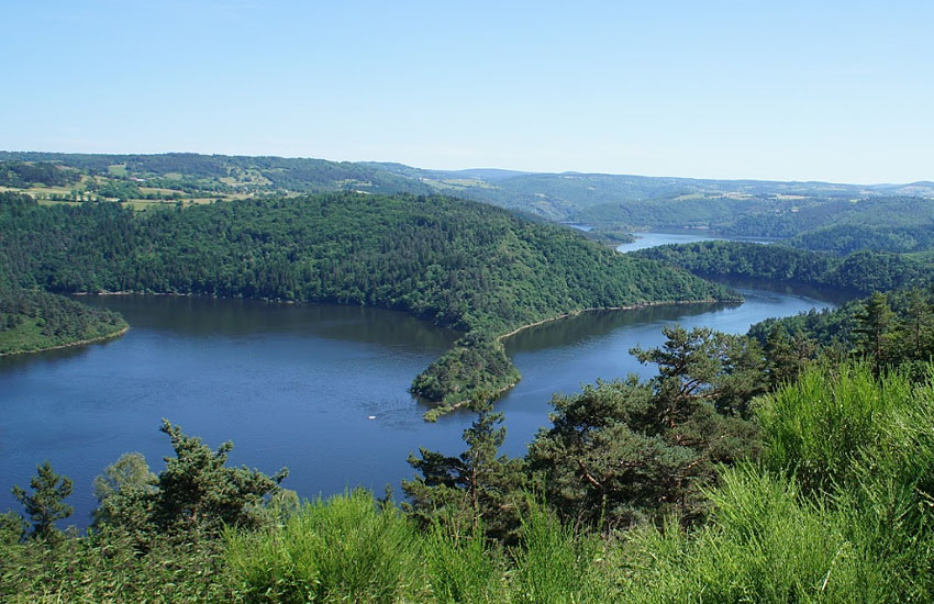 Озеро Барраж-де-Гранваль: панорама