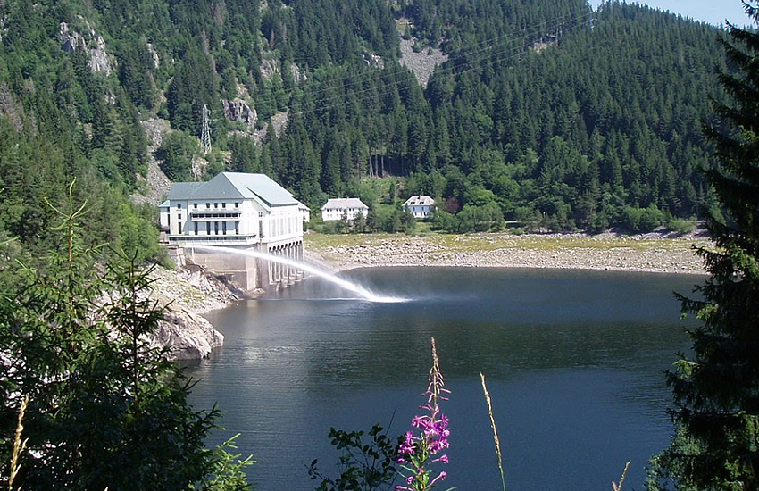 Озеро Нуар (Эльзас). Гидроэлектростанция