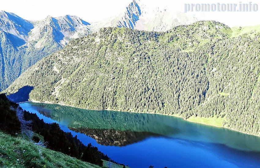 Центральные Пиренеи. Озеро Уль (lac de Oule). Площадь: 0,58 км.кв., глубина: 28 м.