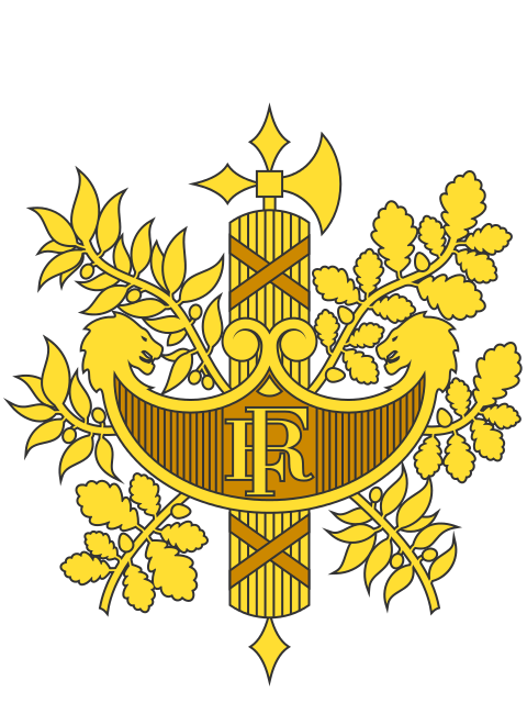 Современный герб Франции