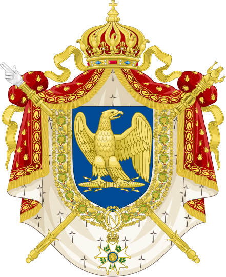 Герб  Франции при Наполеоне III (1852—1870)