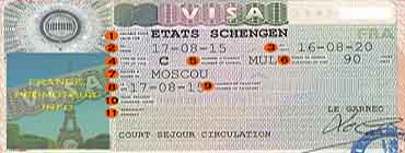 Как читать шенгенскую визу